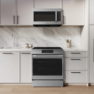 Cuisinière à induction encastrable 30 po, 5,8 pi³ Inox avec Anneau puissant "Boost" - Série 500