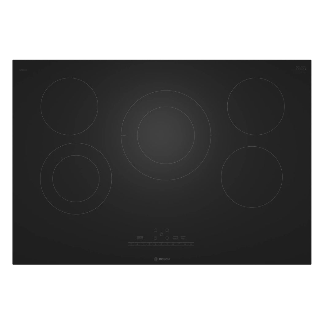 Plaque de cuisson électrique 30 po, Noir à 5 zones avec PreciseSelect™ - Série 800