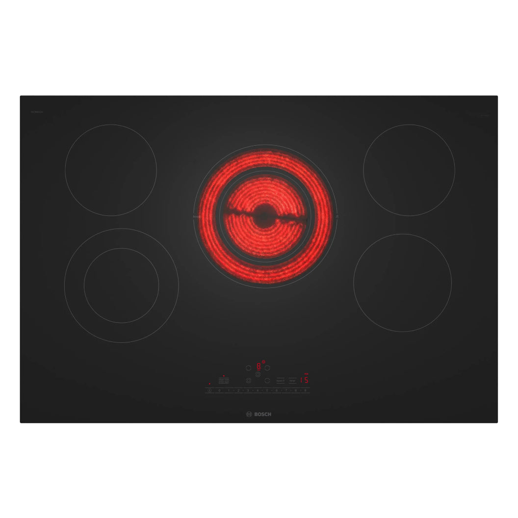 Plaque de cuisson électrique 30 po, Noir à 5 zones avec PreciseSelect™ - Série 800