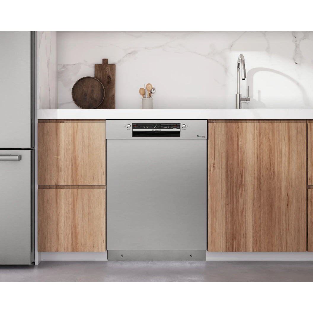 Lave-vaisselle encastrable 24 po, 48 dBA Inox avec PrecisionWash™ et Wi-Fi - Série 100