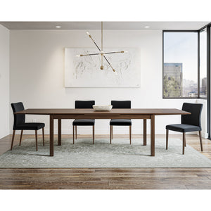 Chaise de salle à manger rembourrée en tissu beige - Cindi