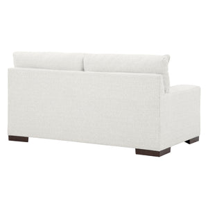 Causeuse en tissu Next-Gen Nuvella blanc avec coussins - Bethley