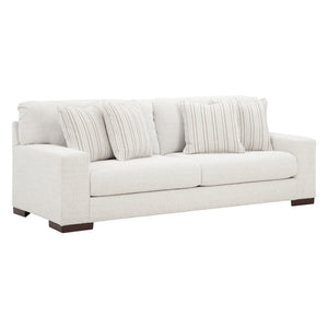 Sofa condo en tissu Next-Gen Nuvella blanc avec coussins - Bethley