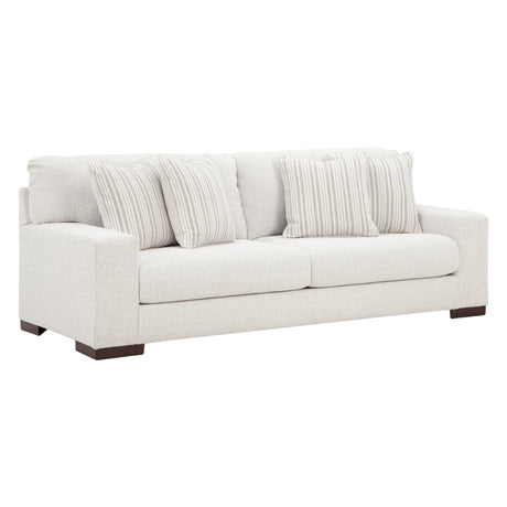 Sofa condo en tissu Next-Gen Nuvella blanc avec coussins - Bethley