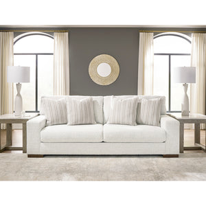 Sofa condo en tissu Next-Gen Nuvella blanc avec coussins - Bethley