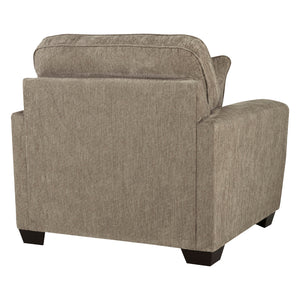 Fauteuil surdimensionné en tissu avec coussin - Olten