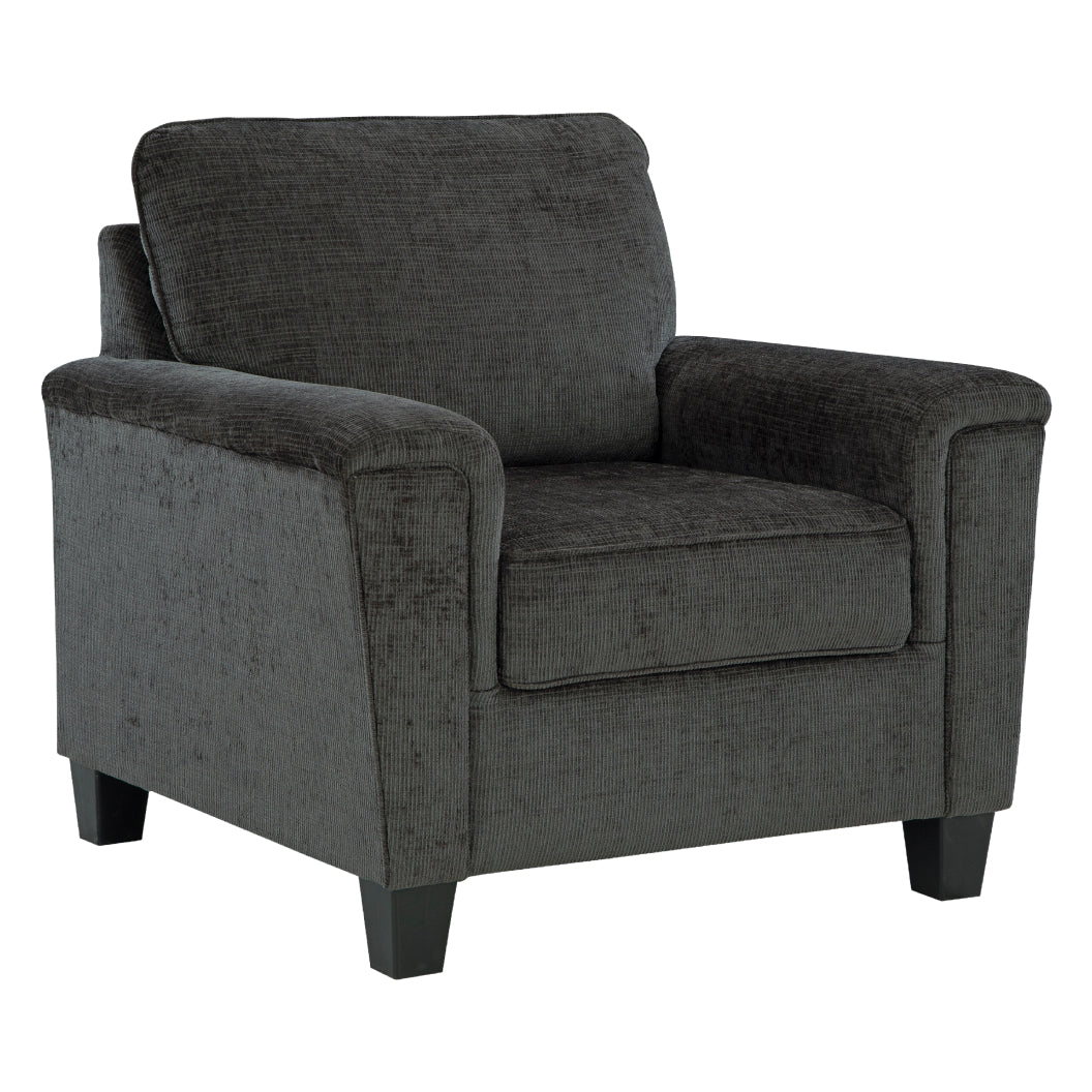 Fauteuil en tissu noir - Erinslane