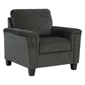 Fauteuil en tissu noir - Erinslane