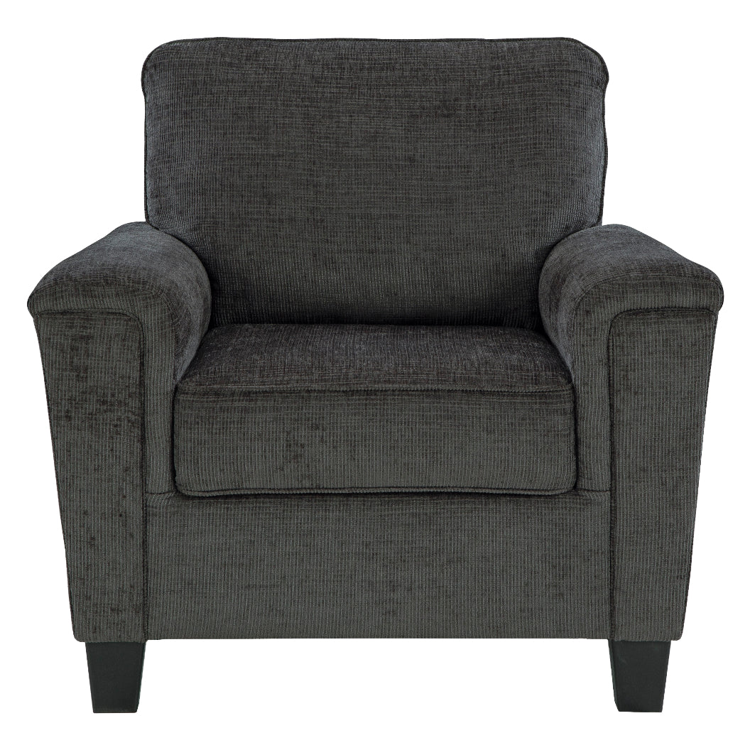 Fauteuil en tissu noir - Erinslane