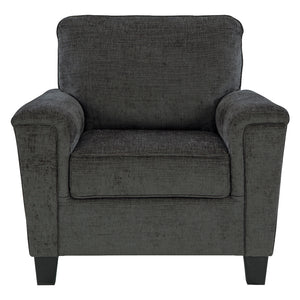Fauteuil en tissu noir - Erinslane