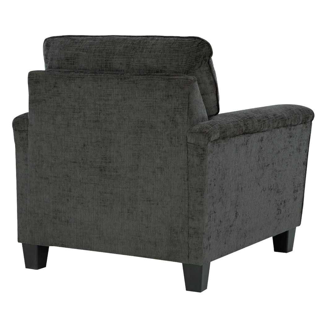 Fauteuil en tissu noir - Erinslane