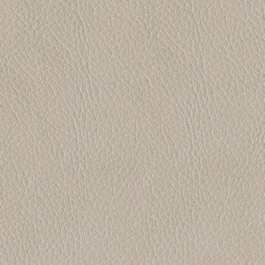 Ottoman en cuir beige pâle - Santorine