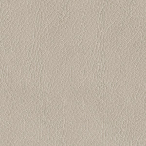 Causeuse stationnaire en cuir beige pâle - Santorine