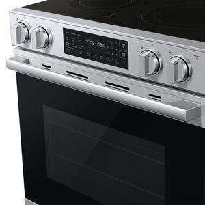 Cuisinière électrique encastrable 30 po, 6,3 pi³ Inox avec Air Fry et Air Sous Vide