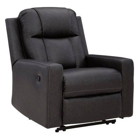 Fauteuil inclinable aspect cuir - Mackmenville