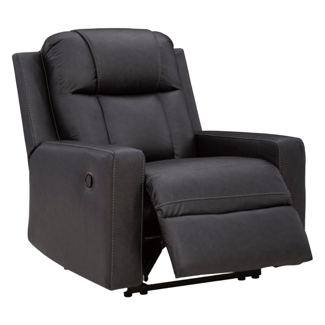 Fauteuil inclinable aspect cuir - Mackmenville