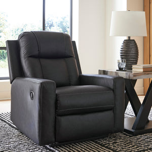 Fauteuil inclinable aspect cuir - Mackmenville