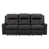 Sofa inclinable aspect cuir - Mackmenville