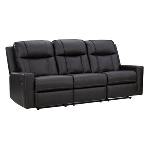 Sofa inclinable aspect cuir - Mackmenville