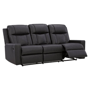 Sofa inclinable aspect cuir - Mackmenville