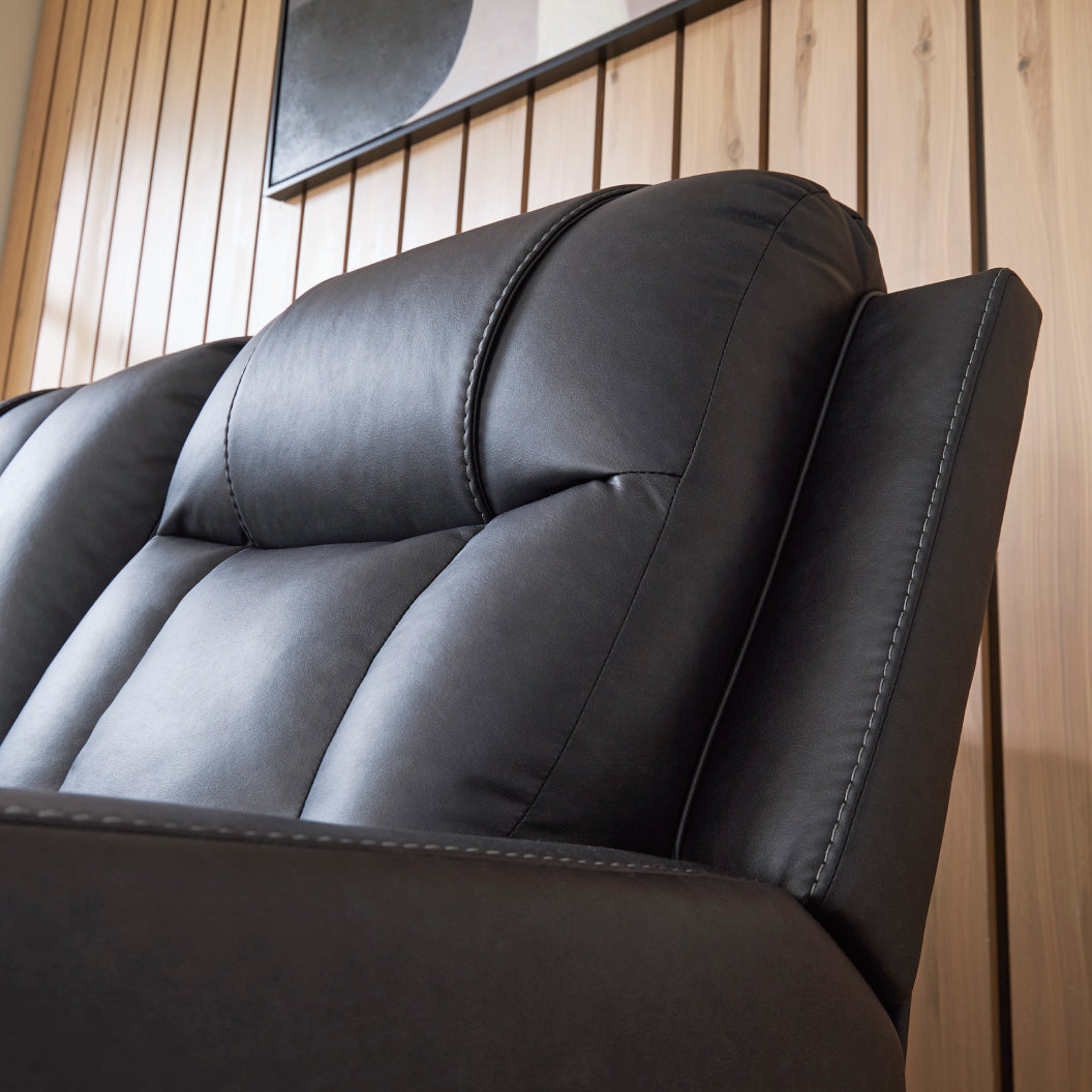 Sofa inclinable aspect cuir - Mackmenville