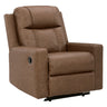 Fauteuil inclinable aspect cuir - Mackmenville