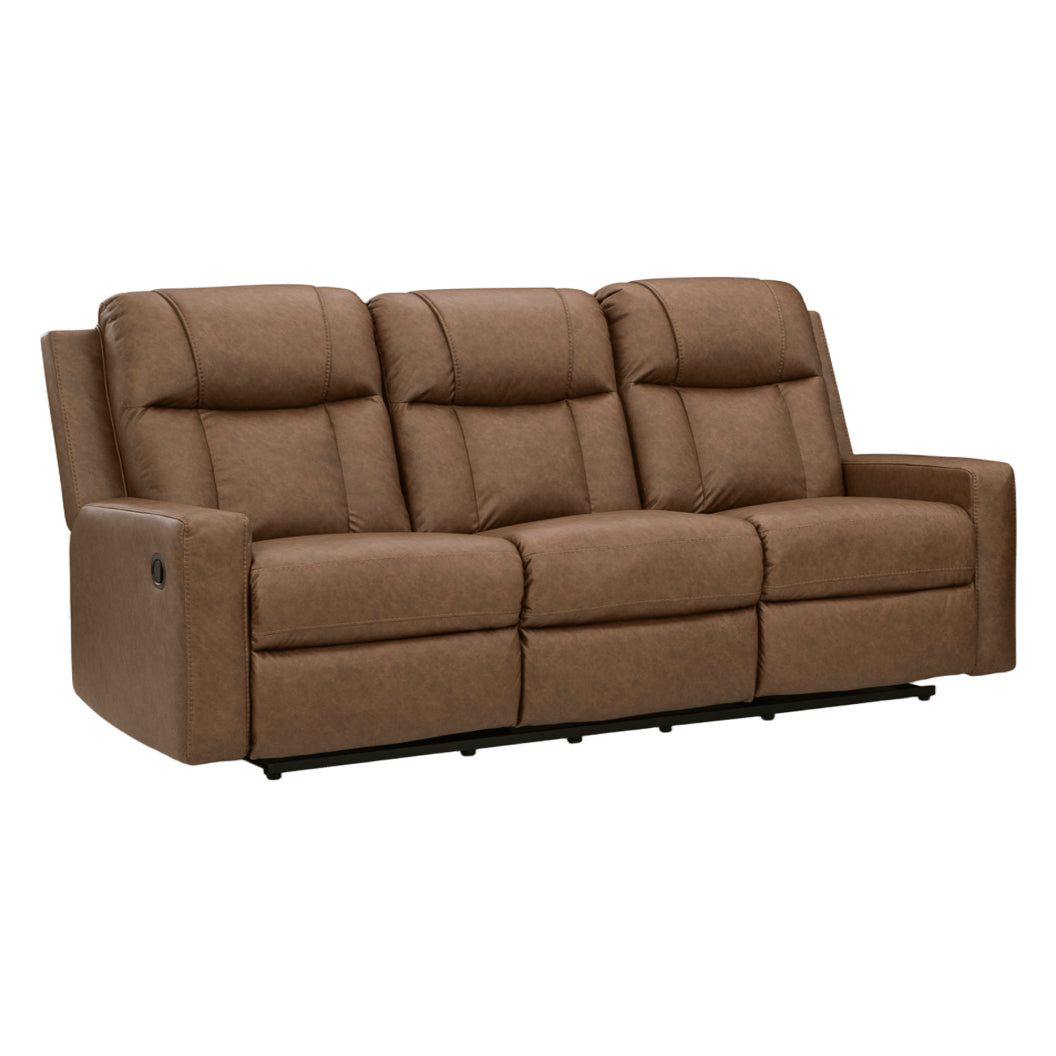 Sofa inclinable aspect cuir - Mackmenville