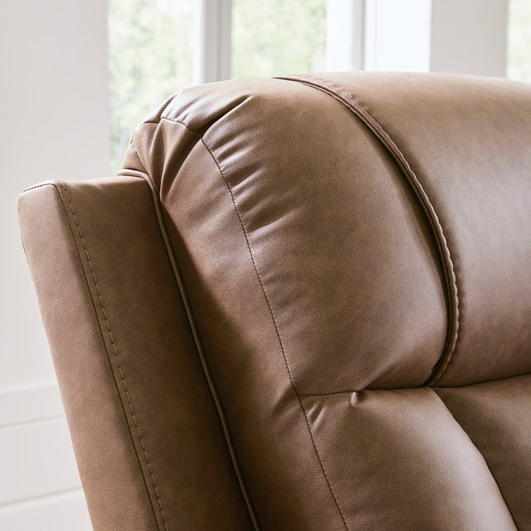 Sofa inclinable aspect cuir - Mackmenville