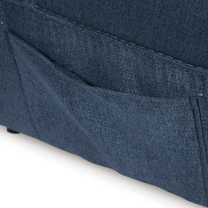 Fauteuil motorisé en tissu avec support flexible pour téléphone et chargeur sans fil - Burlyton