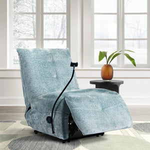 Fauteuil inclinable en tissu avec support flexible pour téléphone - Burlyton
