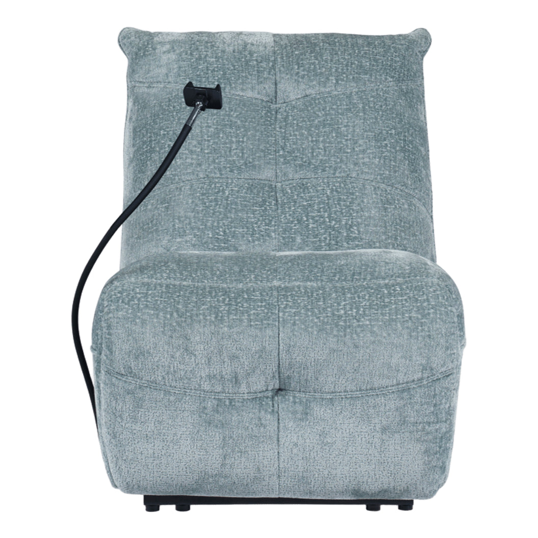 Fauteuil inclinable en tissu avec support flexible pour téléphone - Burlyton