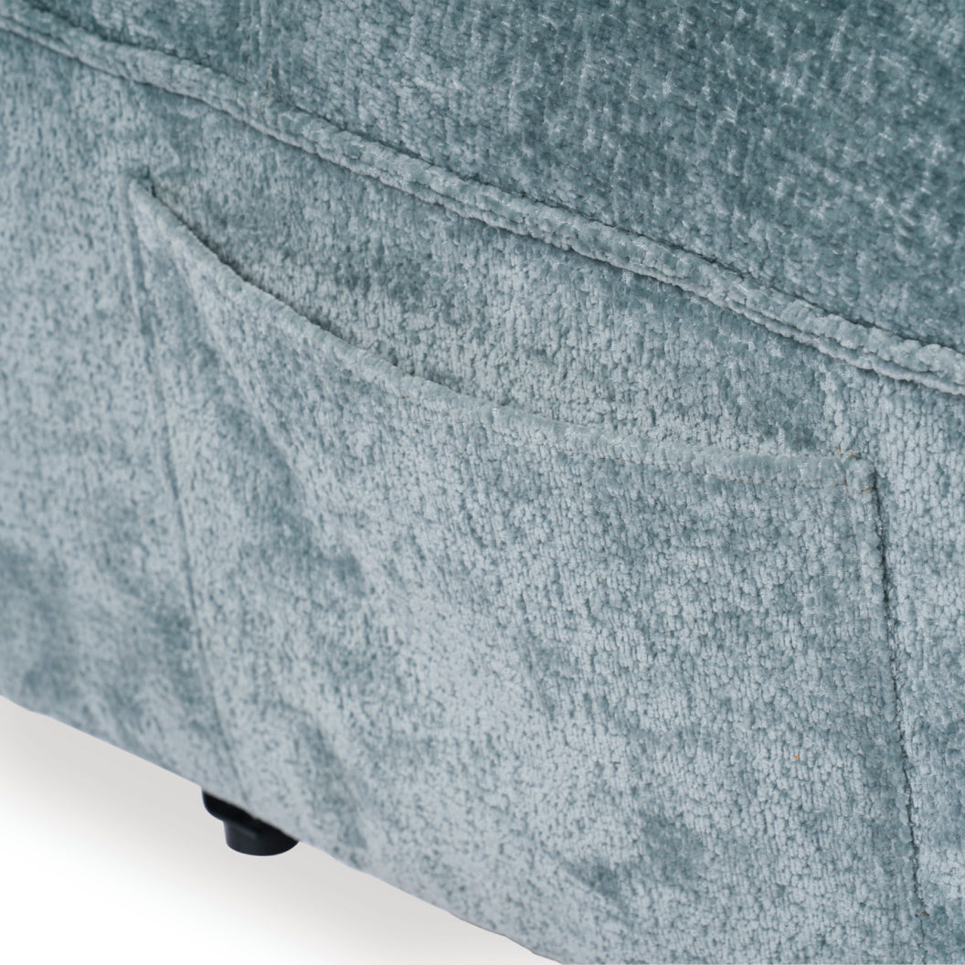 Fauteuil inclinable en tissu avec support flexible pour téléphone - Burlyton