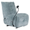 Fauteuil inclinable motorisé en tissu avec support flexible pour téléphone et chargeur sans fil - Burlyton