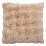 Coussin 18 x 18 po en fausse fourrure - Nuage