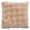 Coussin 18 x 18 po en fausse fourrure - Nuage