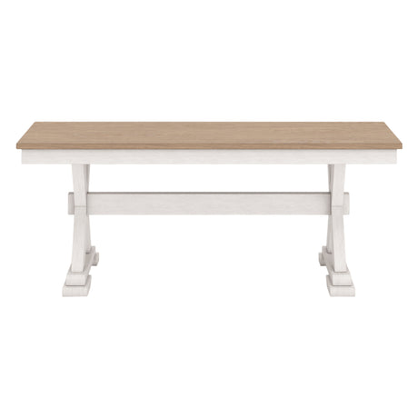 Banc de salle à manger en bois/placage bicolore - Purlaney