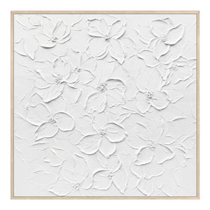 Toile 36 x 36 po avec un cadre en bois - Embossed Elegance