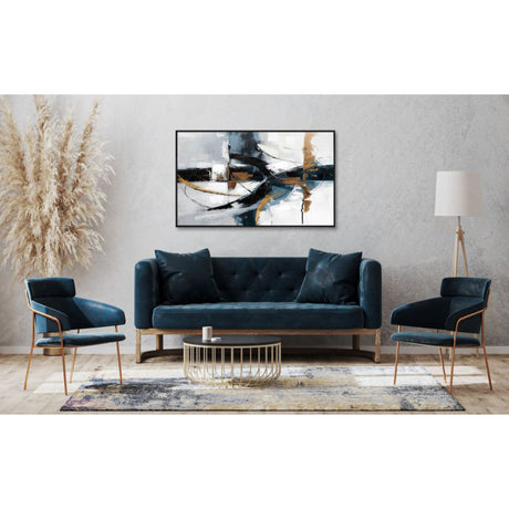 Toile 56 x 28 po avec un cadre noir - Energy In Motion