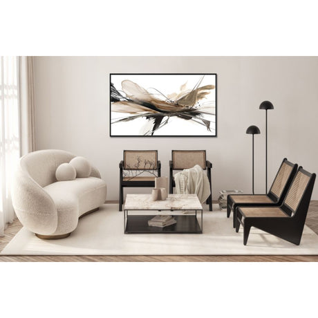 Toile 56 x 28 po avec un cadre noir - Melting Light