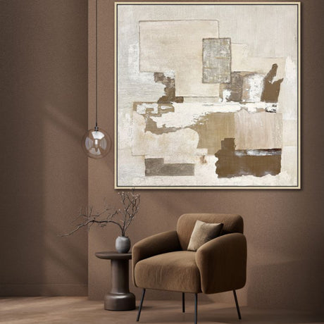 Toile 50 x 50 po avec un cadre en bois - Tactile Echoes