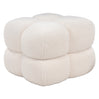Ottoman en tissu bouclé - Niva