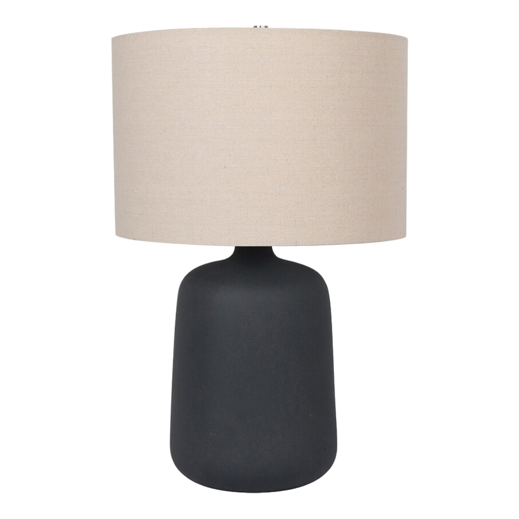Lampe de table en métal noir 24 po - LL2205