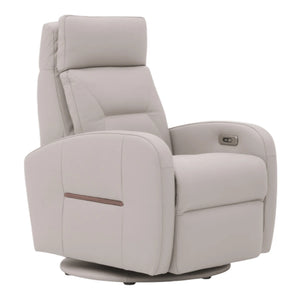 Fauteuil berçant, pivotant et motorisé en cuir - Florence F-28