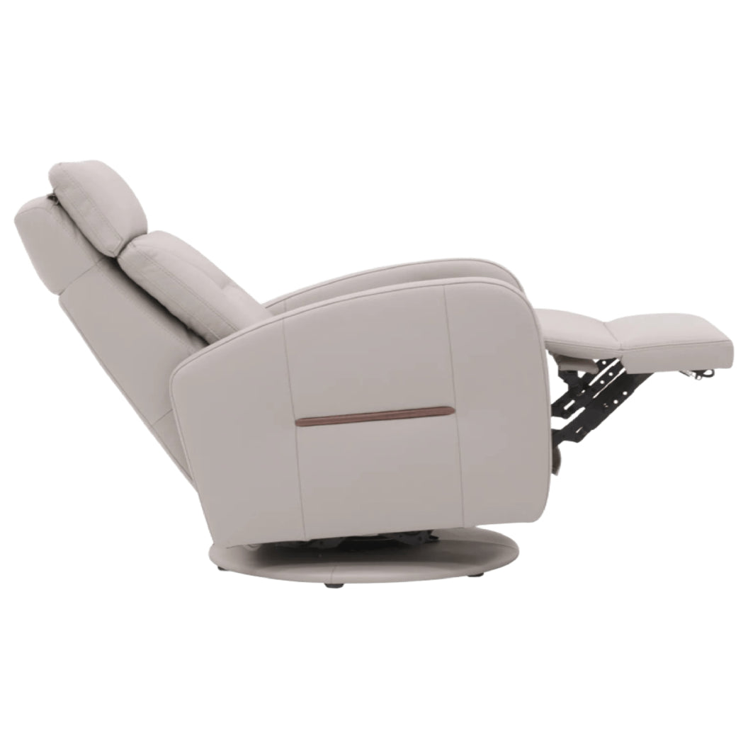 Fauteuil berçant, pivotant et motorisé en cuir - Florence F-28