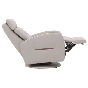 Fauteuil berçant, pivotant et motorisé en cuir - Florence F-28