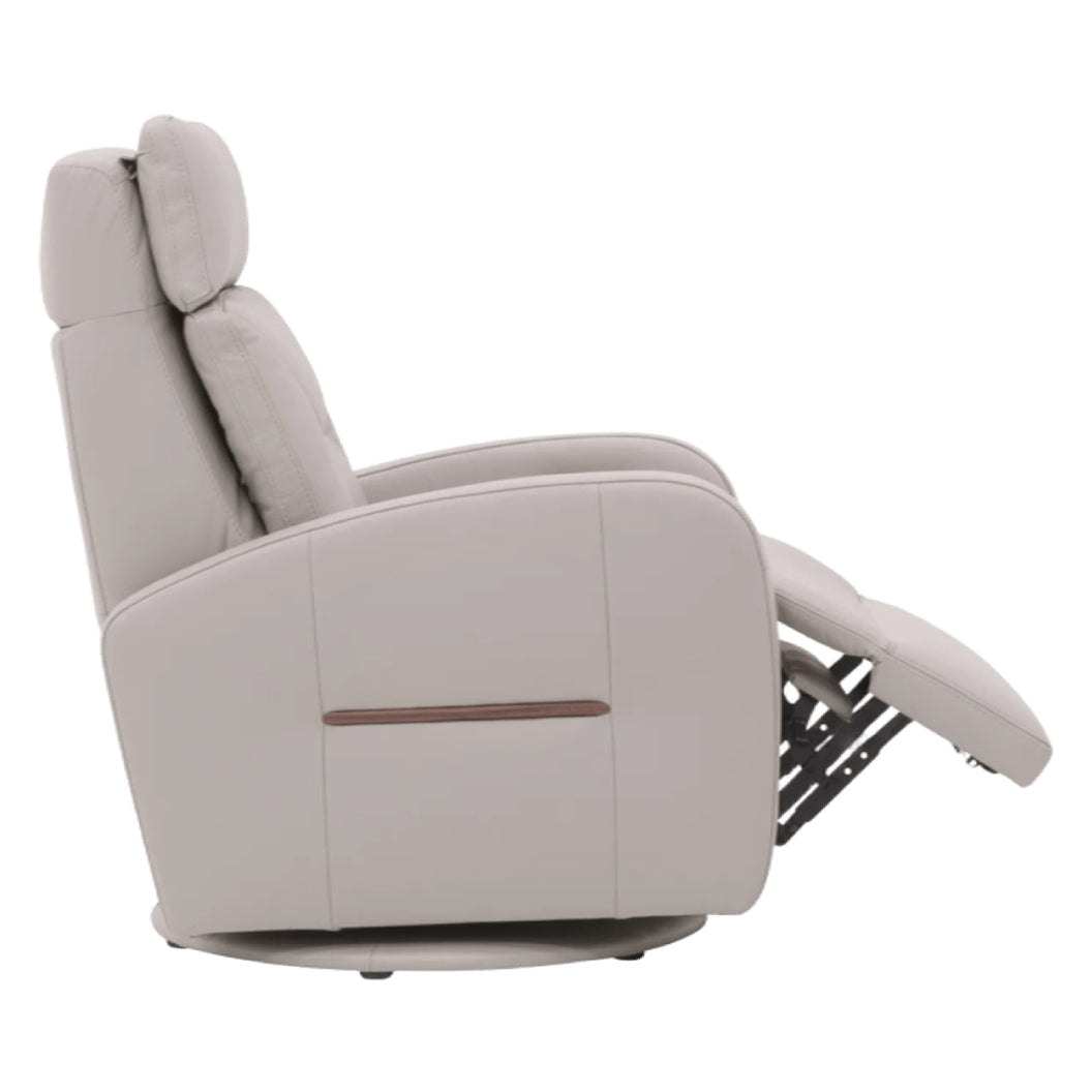 Fauteuil berçant, pivotant et motorisé en cuir - Florence F-28