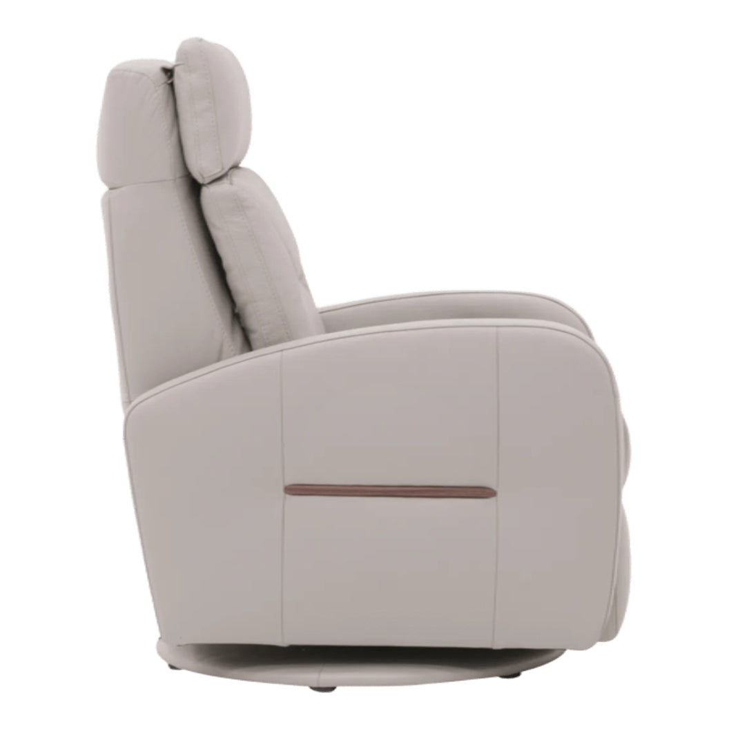 Fauteuil berçant, pivotant et motorisé en cuir - Florence F-28