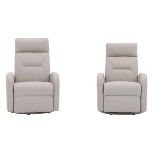 Fauteuil berçant, pivotant et motorisé en cuir - Florence F-28