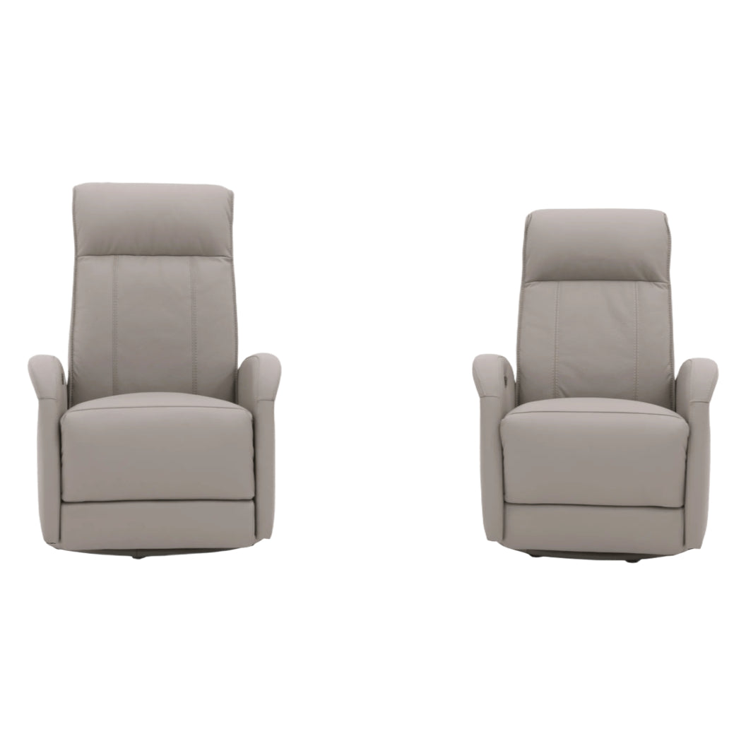 Fauteuil berçant, pivotant et motorisé en cuir - Florence F-17