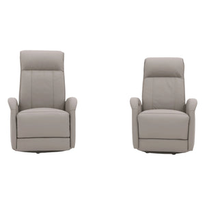 Fauteuil berçant, pivotant et motorisé en cuir - Florence F-17